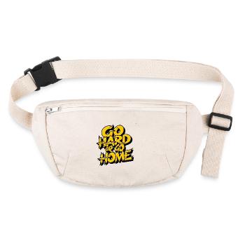 Faites-le - allez-y ou partez - Sac banane recyclé Stanley/Stella - blanc naturel - Devant