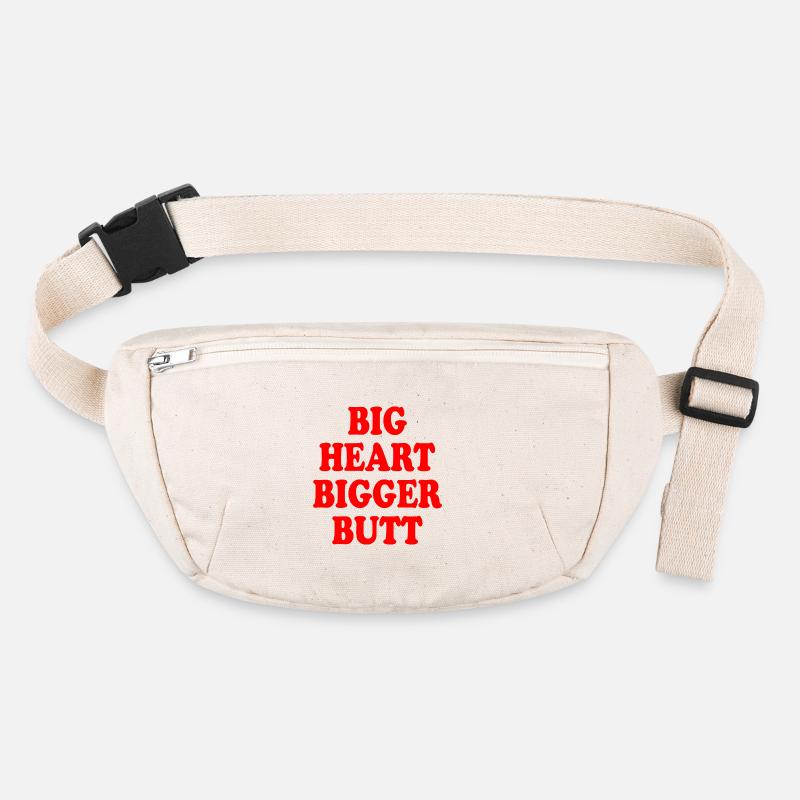big heart bigger butt Stanley/Stella recycled Hip Bag 