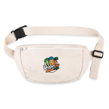 Sustainability Funny vegetables are happy for veggies - Stanley/Stella recycled Hip Bag  - natural - Front