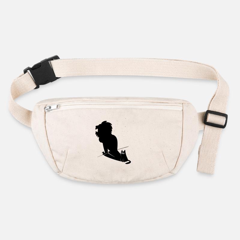Chat à fourrure &Lion Shadow Design Sac banane recyclé Stanley/Stella
