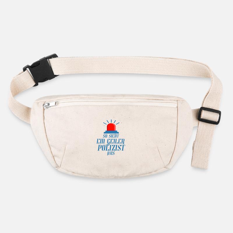 Polizistin - Polizist - Polizei Stanley/Stella recycelte Gürteltasche