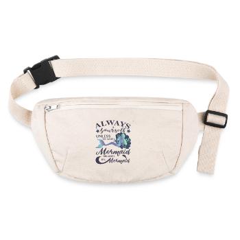 Mermaid - Stanley/Stella recycelte Gürteltasche - Naturweiß - Vorne