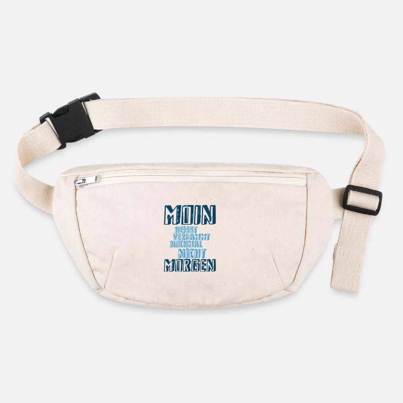 Moin heisst verdammt nochmal nicht morgen Stanley/Stella recycelte Gürteltasche