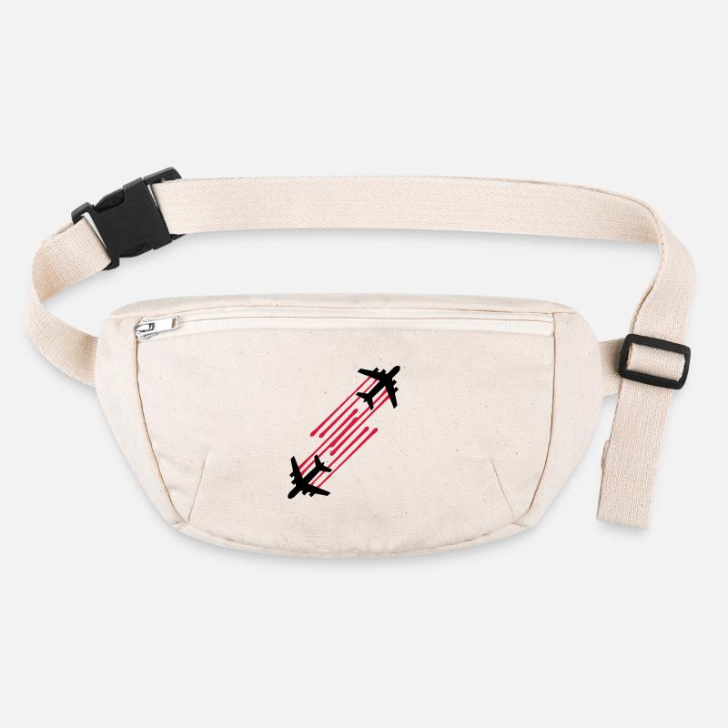 2 blood drops chemtrails graffiti stamp line airpl Stanley/Stella recycled Hip Bag 