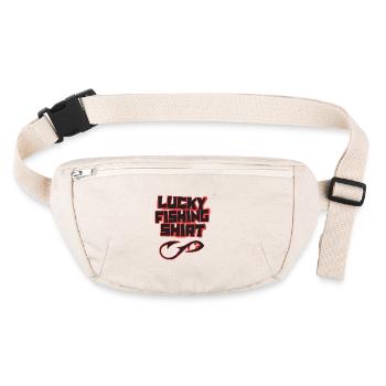 Lucky Fishing Shirt Angler Angeln - Stanley/Stella recycled Hip Bag  - natural - Front