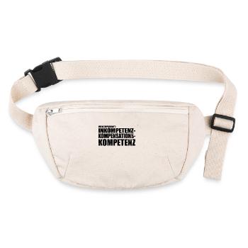 Büro Büros Arbeit Kollege Kollegin lustiger Spruch - Stanley/Stella recycelte Gürteltasche - Naturweiß - Vorne