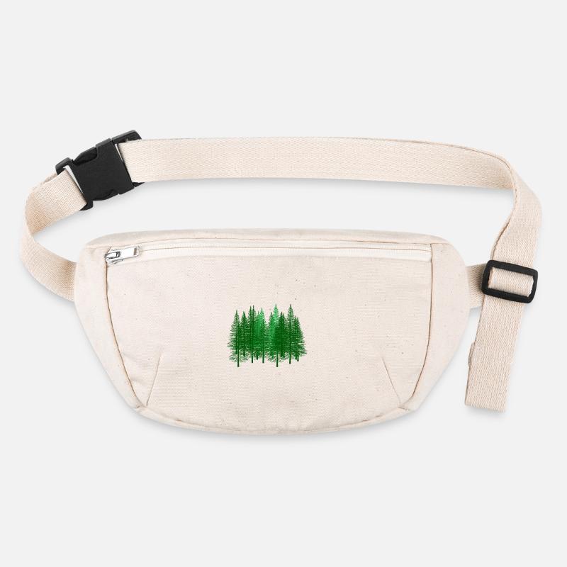 Wald Wälder Förster Jäger Geschenkidee Tannen Baum Stanley/Stella recycelte Gürteltasche