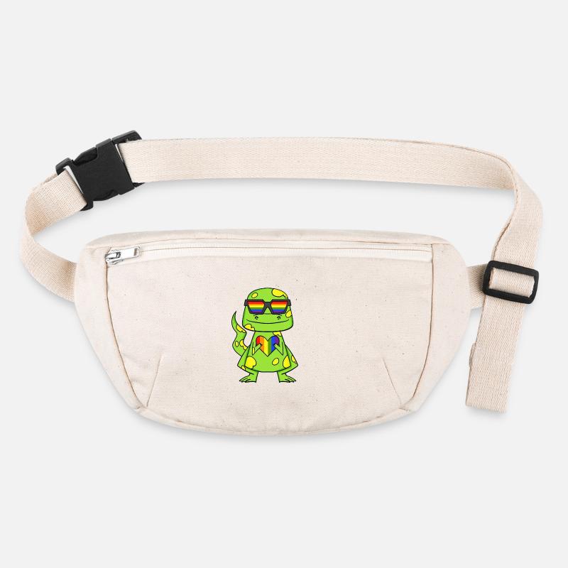 LGBT Tier Dinosaurier Regenbogen Herz Stanley/Stella recycelte Gürteltasche
