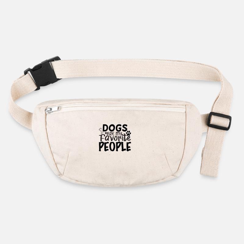 Les chiens sont mes personnes préférées Sac banane recyclé Stanley/Stella