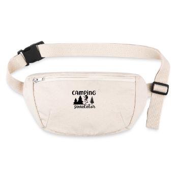 Simulateur de camping - Sac banane recyclé Stanley/Stella - blanc naturel - Devant
