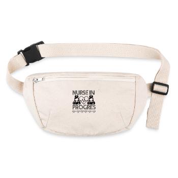 Nurse in Progress - Stanley/Stella recycled Hip Bag  - natural - Front
