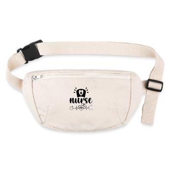 Vie infirmière - Sac banane recyclé Stanley/Stella - blanc naturel - Devant
