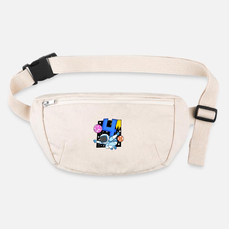 4e anniversaire 4 ans Espace jeune astronaute Sac banane recyclé Stanley/Stella