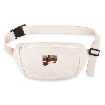 Wikingerschach - KUBB König - Stanley/Stella recycelte Gürteltasche - Naturweiß - Vorne