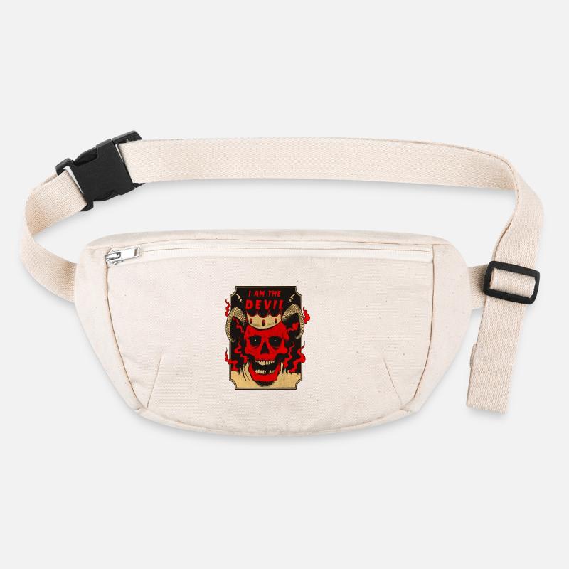 Ich bin der Teufel Design Stanley/Stella recycelte Gürteltasche