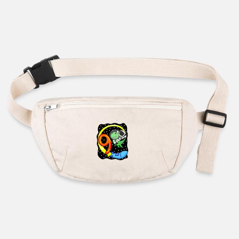 9 Birthday Boy Astronaut - Neuf ans Sac banane recyclé Stanley/Stella