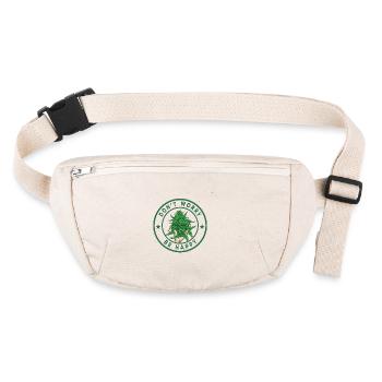 Cannabis Marijuana Weed Fumer - Sac banane recyclé Stanley/Stella - blanc naturel - Devant