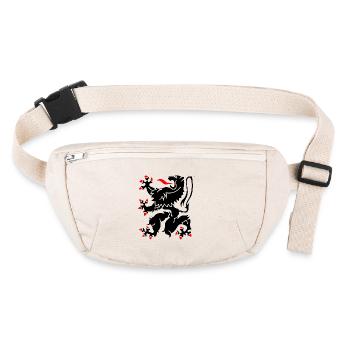 Lion (Flandre orientale) - Sac banane recyclé Stanley/Stella - blanc naturel - Devant