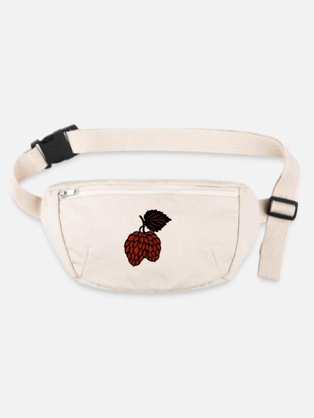 fir cone - Stanley/Stella recycled Hip Bag  - natural - Front