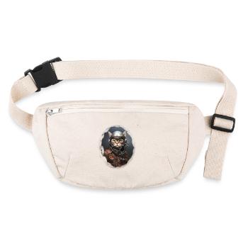 Chat cool. Le chat en vous. - Sac banane recyclé Stanley/Stella - blanc naturel - Devant