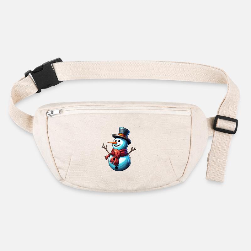 Snowman / Winter / Snow / Comic / Cold Stanley/Stella recycled Hip Bag 