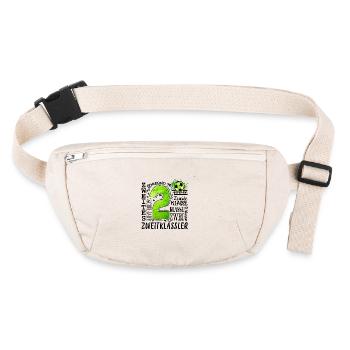 2. Klasse - Stanley/Stella recycelte Gürteltasche - Naturweiß - Vorne