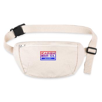 Karen make U.S. great again - Stanley/Stella recycelte Gürteltasche - Naturweiß - Vorne