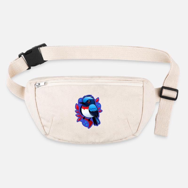 Sparrow on a branch - illustration in color Stanley/Stella recycled Hip Bag 