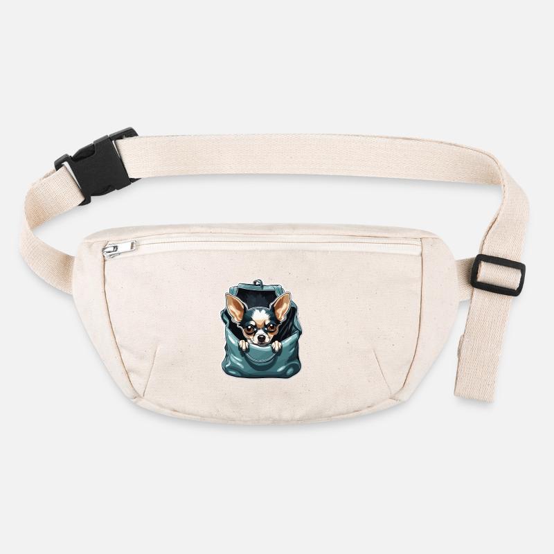 Chihuahua / kleiner Hund / Tier / winzig / Rasse Stanley/Stella recycelte Gürteltasche
