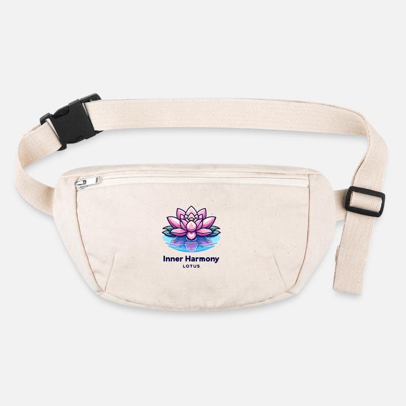 Inner Harmony Lotus - Heiteres Wasser- und Blumendesign Stanley/Stella recycelte Gürteltasche