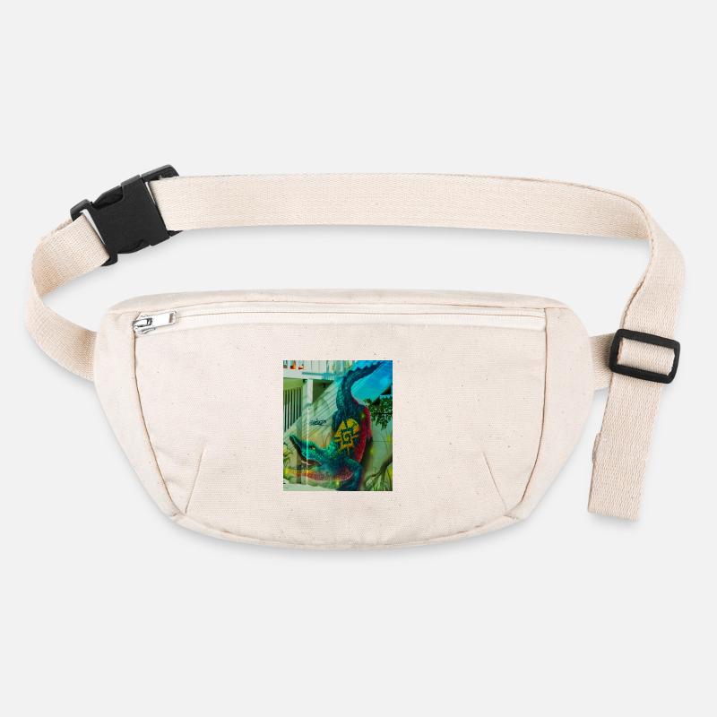 Crocodile Mural, Mexico City Stanley/Stella recycled Hip Bag 