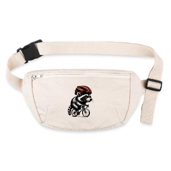 Vélo Raccoon - Sac banane recyclé Stanley/Stella - blanc naturel - Devant