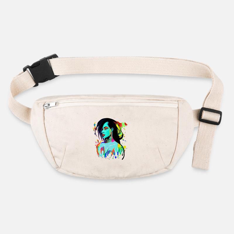 Neon Portrait Color Explosion Stanley/Stella recycled Hip Bag 