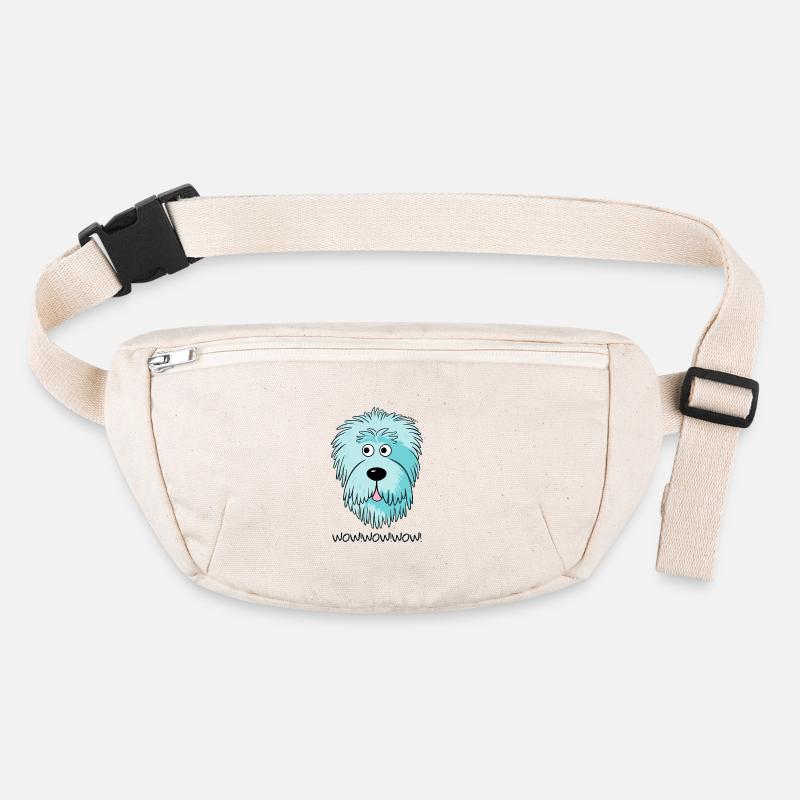 Wow, un chien doodle couleur bonbon Sac banane recyclé Stanley/Stella