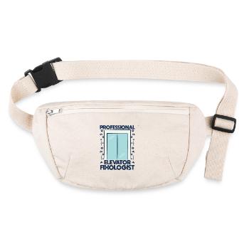 Elevator Mechanic Professional Elevator Fixologist - Stanley/Stella recycled Hip Bag  - natural - Front