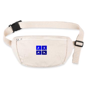 Fencing Game Gamer Fencer Game Fencing Fencer - Stanley/Stella recycled Hip Bag  - natural - Front
