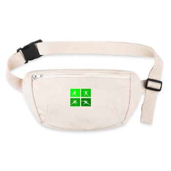 Fencing Game Gamer Fencer Game Fencing Fencer - Stanley/Stella recycled Hip Bag  - natural - Front