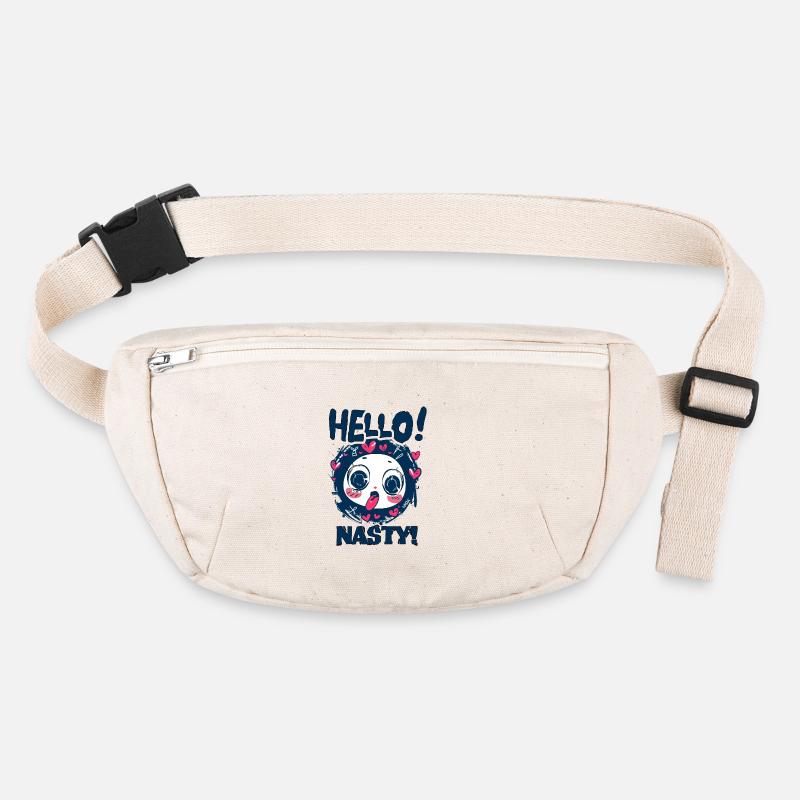 Hello, bunny is funny and cheeky Stanley/Stella recycled Hip Bag 