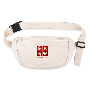 Parkour-Life Freerunning Freerunner - Sac banane recyclé Stanley/Stella - blanc naturel - Devant