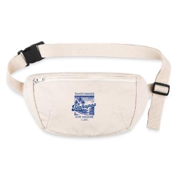 Tahiti waves surf paradise - Sac banane recyclé Stanley/Stella - blanc naturel - Devant