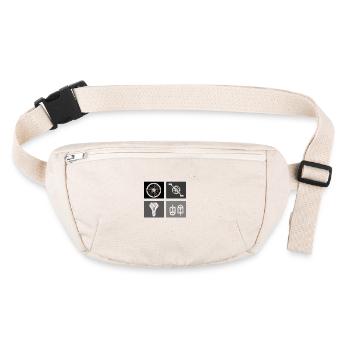 Accessoires vélo Vélo - Sac banane recyclé Stanley/Stella - blanc naturel - Devant