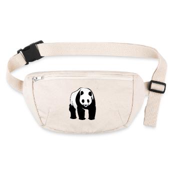 Panda - Stanley/Stella recycled Hip Bag  - natural - Front