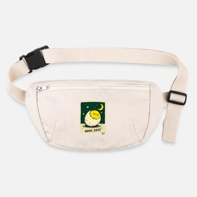 Œuf sucré endormi dans la lune et les étoiles Sac banane recyclé Stanley/Stella