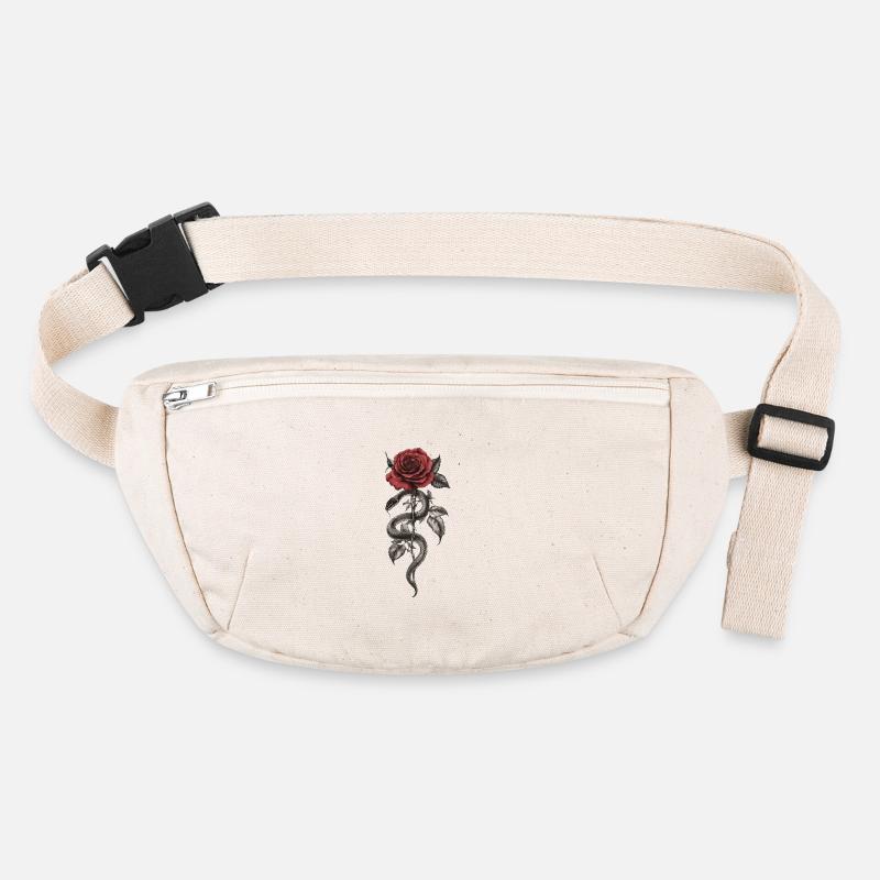 Natter Rose Blumen Ästhetik Schlange Geschenk Stanley/Stella recycelte Gürteltasche