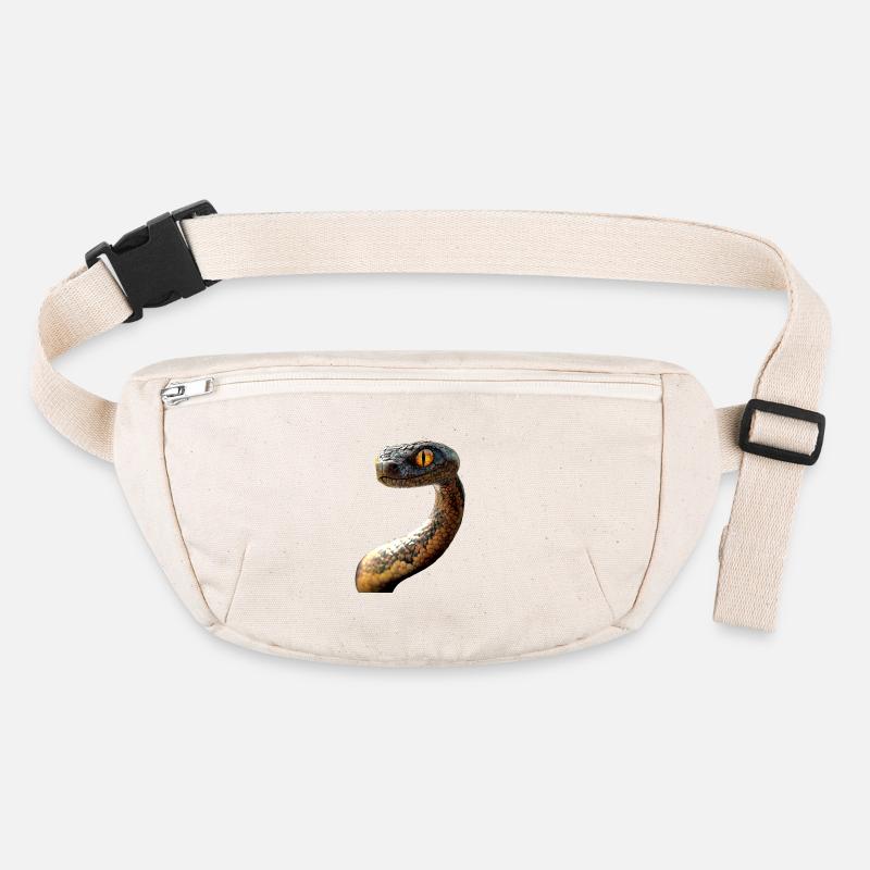 Schlange Python Kobra Mamba Klapperschlange Snake Stanley/Stella recycelte Gürteltasche