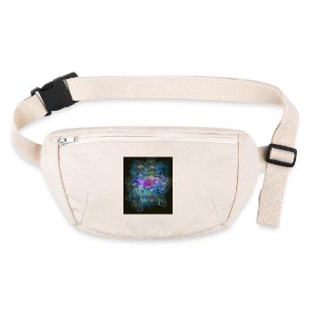 Lotus Blossom Magic in Magically Beautiful Colors - Stanley/Stella recycled Hip Bag  - natural - Front