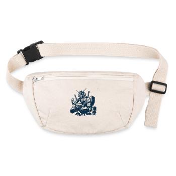 Mecha with Cats Friend - Stanley/Stella recycled Hip Bag  - natural - Front