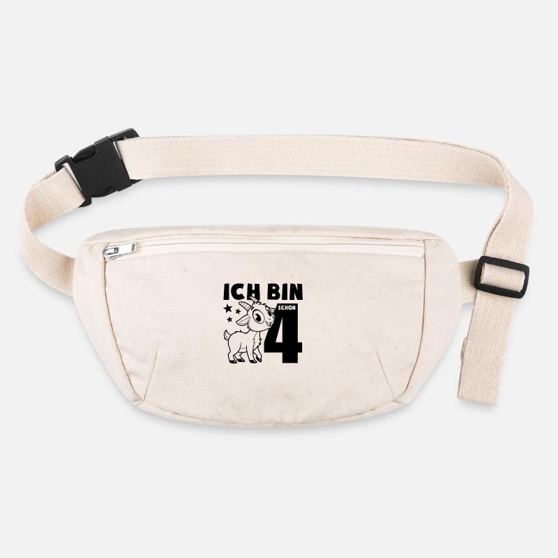 Ich bin schon 4 Geburtstag - niedlich Stanley/Stella recycelte Gürteltasche