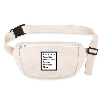 T shirt A A A A A - Stanley/Stella recycled Hip Bag  - natural - Front