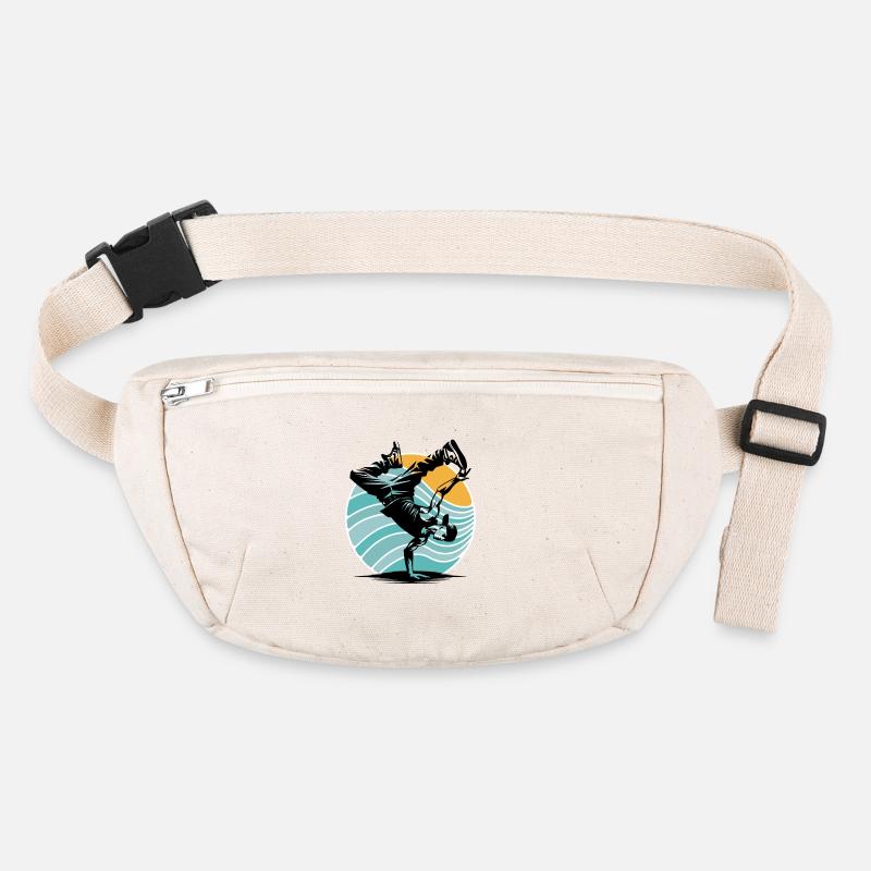 Breakdancing Stanley/Stella recycled Hip Bag 